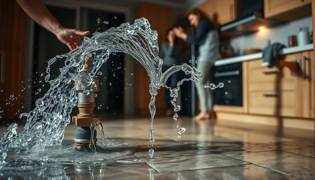 burst pipe emergency