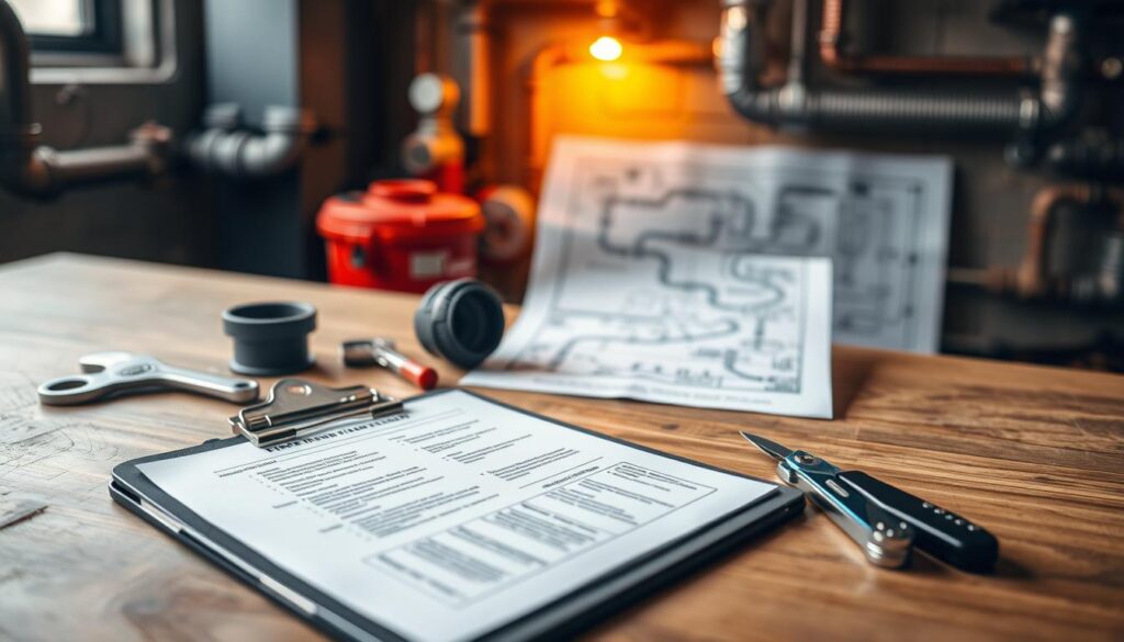 emergency plumber checklist