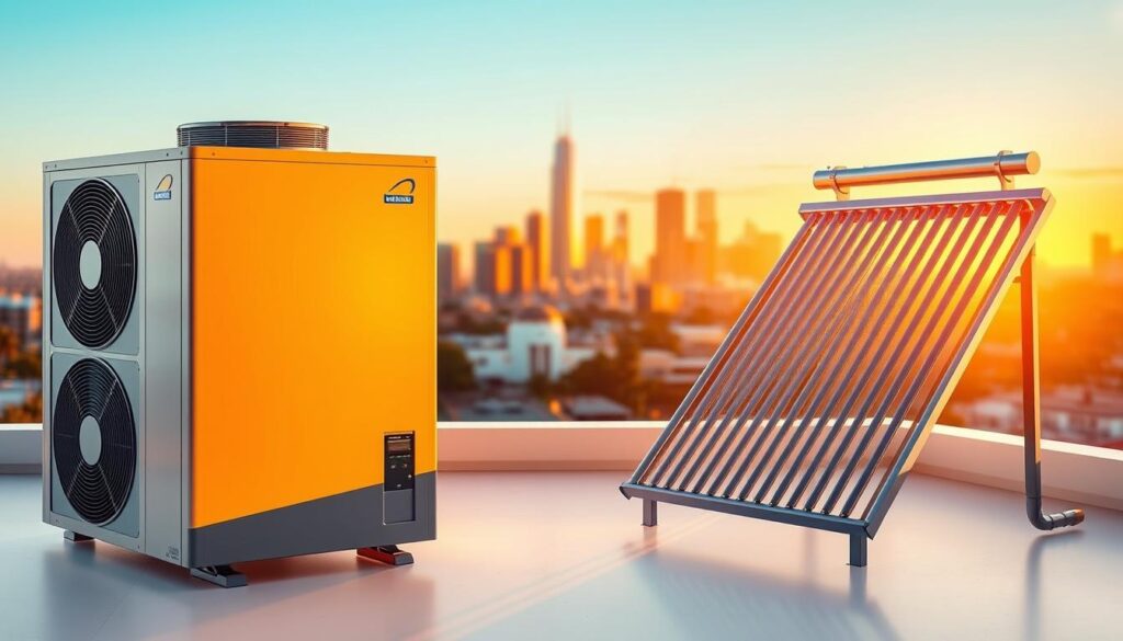 heat pump vs solar hot water