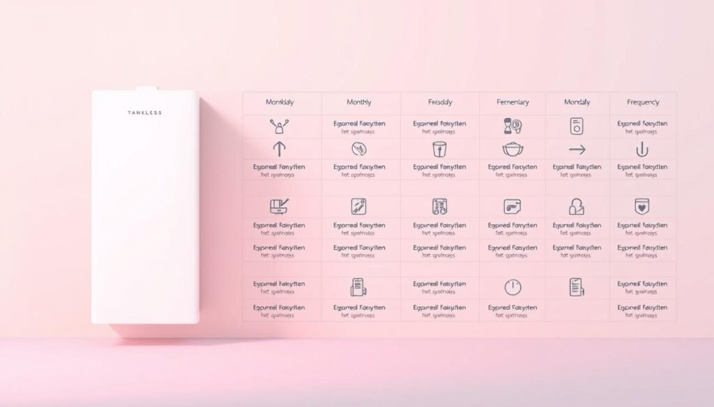 hot water maintenance schedule