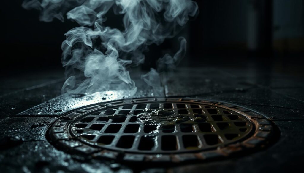 odour from drains