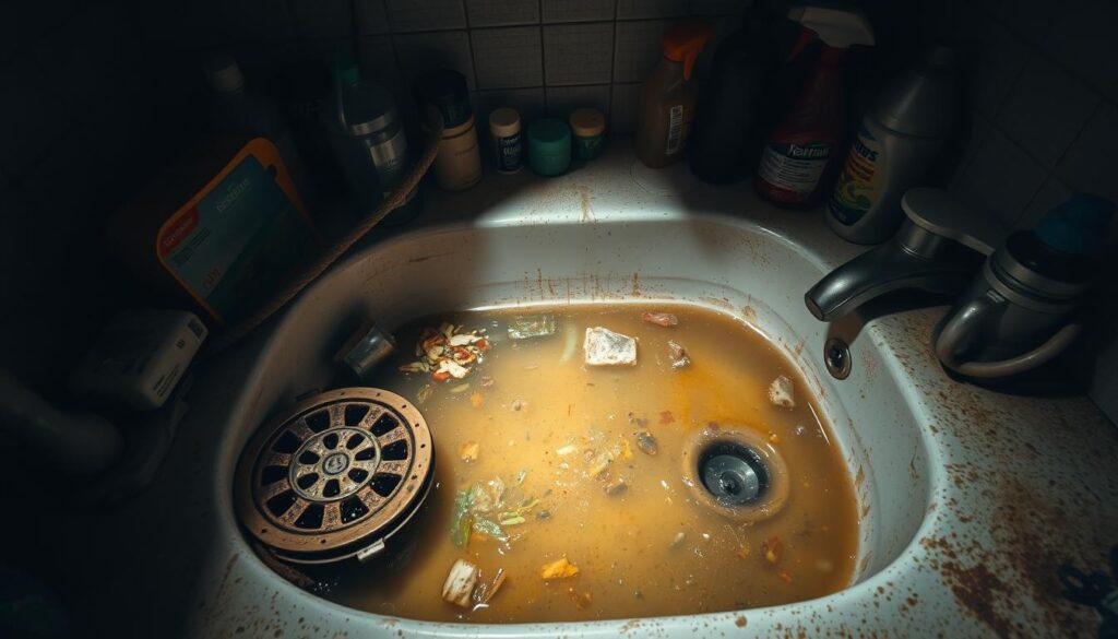 prevent kitchen sink smell